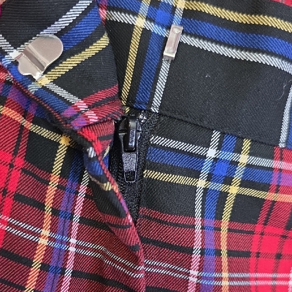 Draper James Retro Plaid Womens Dress Pants Sz Small - Picture 7 of 7